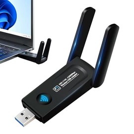 Antena WiFi para PC,Antena inalámbrica para PC - Piezas de PC,Piezas de PC, Tarjeta WiFi para PC de alta velocidad, Adaptador inalámbrico para PC sin interrupciones, Adaptador WiFi para PC eficiente,