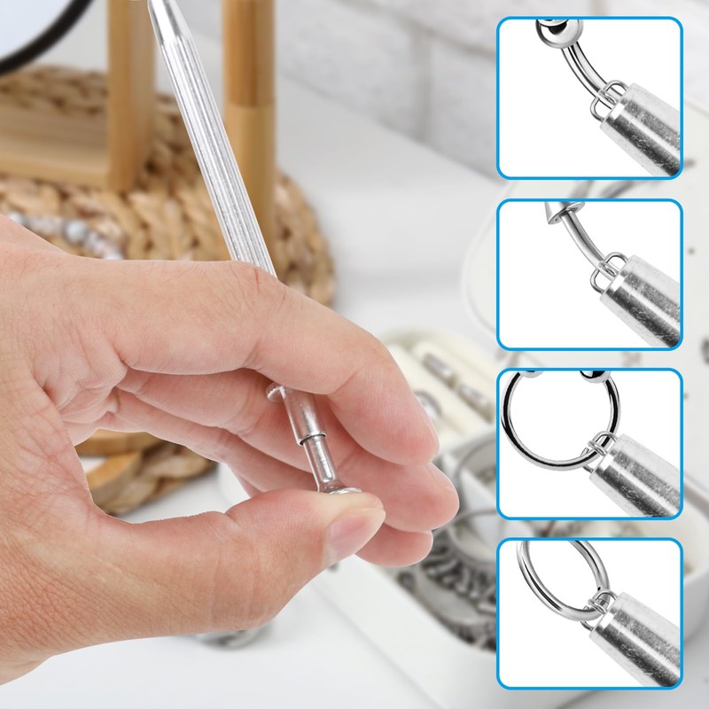 FunnAura 9 Pcs Piercing Ball Grabber Taper Changing Tool Set