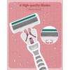 MOHERN Maquinillas de Afeitar para Mujeres con Piel Sensible, 6
