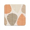 Premier Housewares 1203607 Orange Leaf Coasters - Set of 4,