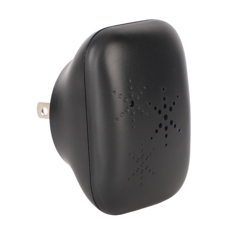 Black Self Powered Wireless Doorbell No Wiring Punching Outdoor Welcome