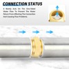 TAILONZ PNEUMATIC 2PCS Brass Check Valve 1/2" Male to 1/2"