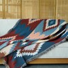 DUKUSEEK Camping Blanket with Aztec Pattern, Warm Stadium Blankets for