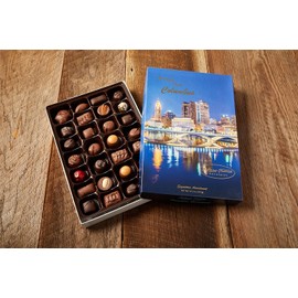 Anthony Thomas | Columbus Skyline Signature Assortment | Milk and Dark Chocolate | 28 count