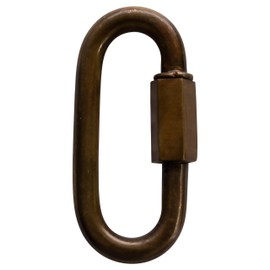 RCH Hardware QL-BR01-60 Brass Quick Link, 3 Gauge, Antique Brass (2 Pack)