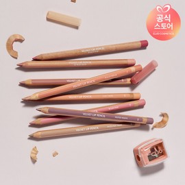 Clio (현대홈쇼핑)클리오 벨벳 립 펜슬 기획 (+샤프너 증정) (HD Shopping) Clio Velvet Lip Pencil Set (+ Free Sharpener)