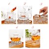Jusalpha® 11 PC-Glass Filtering Tea Maker Teapot with a Warmer