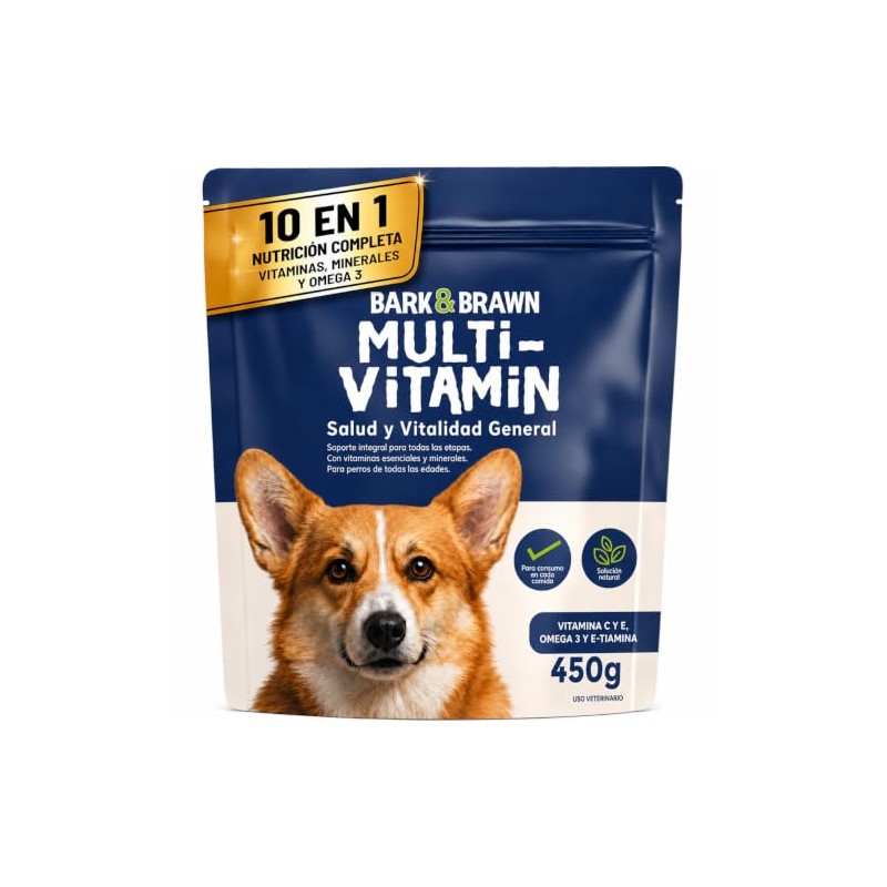 BARK & BRAWN Power Multivitamínico 450 g | Suplementos para