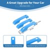 PDKLIN for Bronco Door Handle Cover Trim Light Blue Fit