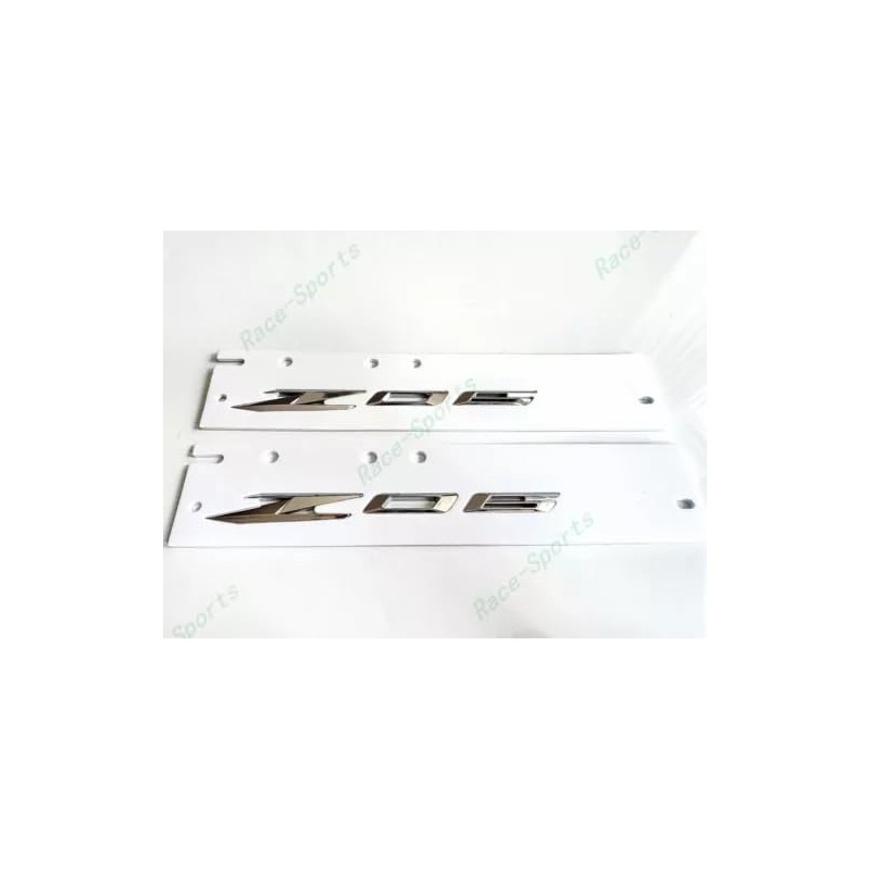 2pcs New Z06 Bodyside Emblems 3D Badge Replacement for 2023-2024