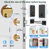 Secusly Smart Door Lock Set, Fingerprint Door Lock with Lever