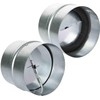Wencheng 4 Inch Backdraft Damper, 2PCS Inline Springs Loaded Backflow