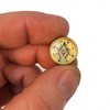 Survival Button Compass | Small, Inexpensive, Air-damped Brass Compasses |