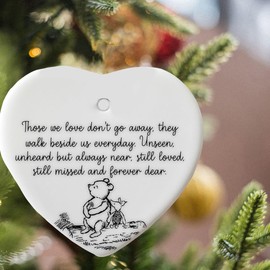 DWUENT Memorial Gift, Bereavement Gifts, Sympathy Gift, Heart Keepsake for Loss of Loved One, In Loving Memory Acrylic Token, Those We Love Don't Go Away Remembrance Gifts