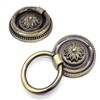 YankMooM Antique Drawer Pulls Bronze Dresser Pull Rings Round Drawer