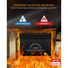 JUNDUN Fireproof Document Bag with 5200℉ Heat Insulated,14.0”x10.4” Waterproof and