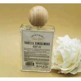 Grass Roots Plant Based Wellness Grass Roots Vanilla Sandalwood Body Oil 4 fl New