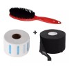 Barbers 2 Rollos Papel Cuello + Cepillo Limpiador Barbería