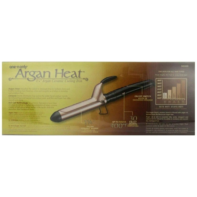 Babyliss Pro One 'n Only Argan Heat Ceramic Curling Iron,