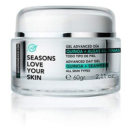 SEASONS LOVE YOUR SKIN - Gel Hidratante Facial Advanced Quinoa + Algas Marinas para uso de Día 60 ml - 60 ml - Daily Care