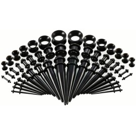 50 Piezas Expansor De Túnel De Oídos Tapones De Orejas De