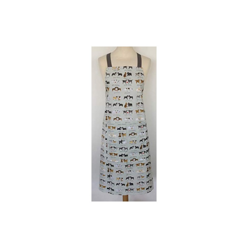 Alex Clark Delightful Dogs Apron With Pocket - Kitchen Linen