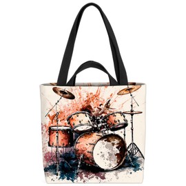 VOID Drummer Band Bag 33 x 33 x 14 cm 15 L Shopping Bag Shopper Bag, multicoloured