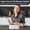 Electric Heated Lunch Box for Adults with 2 Pack 1.8L