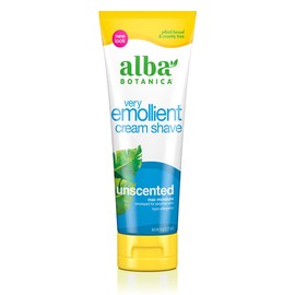 Alba Botanica Alba Botanica Very Emollient Cream Shave, Unscented, 8 Oz