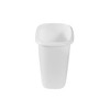 Rubbermaid Vanity Trash Can/Wastebasket, 1.5-Gallons/6-Quarts, White, for Under Counter/Kitchen/Office/Bedroom/Bathroom