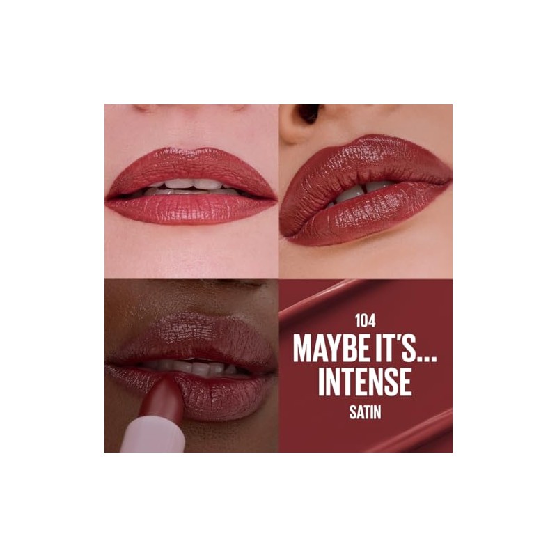 Maybelline Serum Lipstick Labial en Barra Hidratante Satin Maybe Its