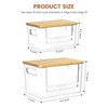 Trash Bag Dispenser 2 Pack (XL+S) - Acrylic Garbage Bags