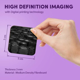 1 x Square MDF Fridge Magnet - DSLR Camera Lenses Photography 39052