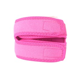 HSManLian Patella Knee Strap Adjustable Knee Brace for Running Climbing Sports Fitness Cycling pink