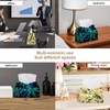 2 Pack Tissue Box Cover Holder, Palm Tree Leaves Tropic