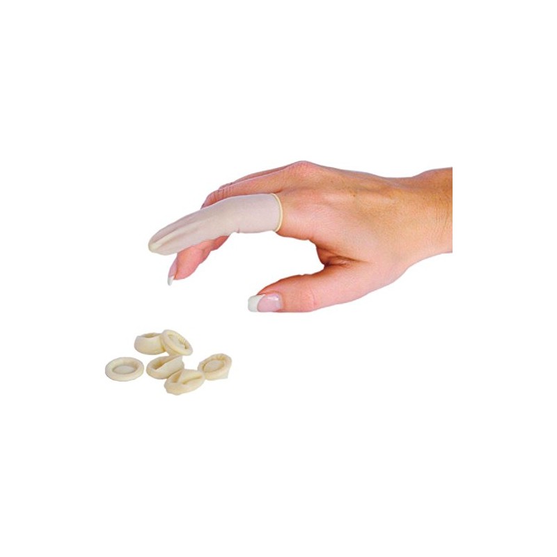 Höga Soft Hand Latex Finger Cots Powder Free Medium Pack