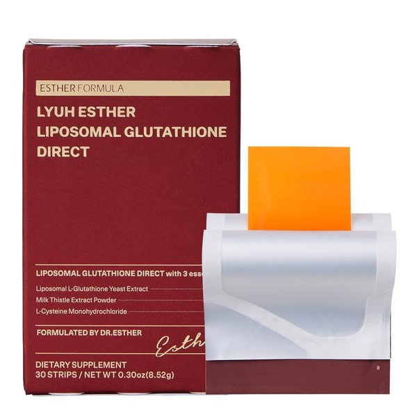 ESTHER FORMULA Liposomal Glutathione Direct (284mg*30stirps) Glutathione Strips, Korean Beauty
