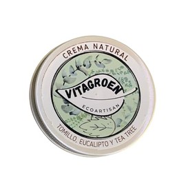 VITAGROEN Crema de Tomillo, Eucalipto y Tea Tree, Alivio Respiratorio, 50g