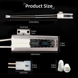 W10918546 Gas Range Oven Igniter Compatible with Whirl-pool Ama-na Ma-gic Chef Es-tate Ro-per Replaces W10140611, 3186491, AP6037202, PS11770066, Fits SF/TGP/WFG/VSF/YSF Series