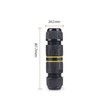 EVOGES IP68 Waterproof Outdoor Inline Cable Connector, 3 Pole, Ø5-12mm