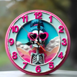 10 Inch Wood Wall Clock a Safe, Non-Controversial Giftsheet size: 25*25cm/9.843*9.843inch, color: White