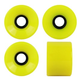 TGM Skateboards Longboard Upgrade Kit with Paris Trucks, Wheels, Hardware, and ABEC 7 Bearings Kit - V2 180 Green + Blank Yellow 65mm 82A