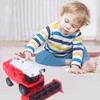 Combine Harvester Toy Realistic Sound Light Battery Powered Farm Vehicle