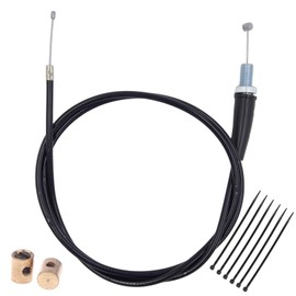 51 Inch Throttle Cable for Coleman CT200U BT200X CT200U-EX Mini Baja, Baja MB165 212cc 196cc 5.5hp MB200 200cc 6.5hp Pit Bike, for Motovox MBX10 MBX11 MBX12 Mini Bike with 2pcs Durable Cable Ends
