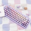 TIMSEKER 136 Keys Purple MOA Profile Keycap Set, Dye Sub