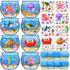 BAPHILE 16Sheets Ocean Stickers with Under The Sea Scenes Summer