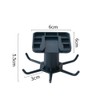 HQahnekme 2 Pieces 360° Rotating Hook Rack for Kitchen Utensils,