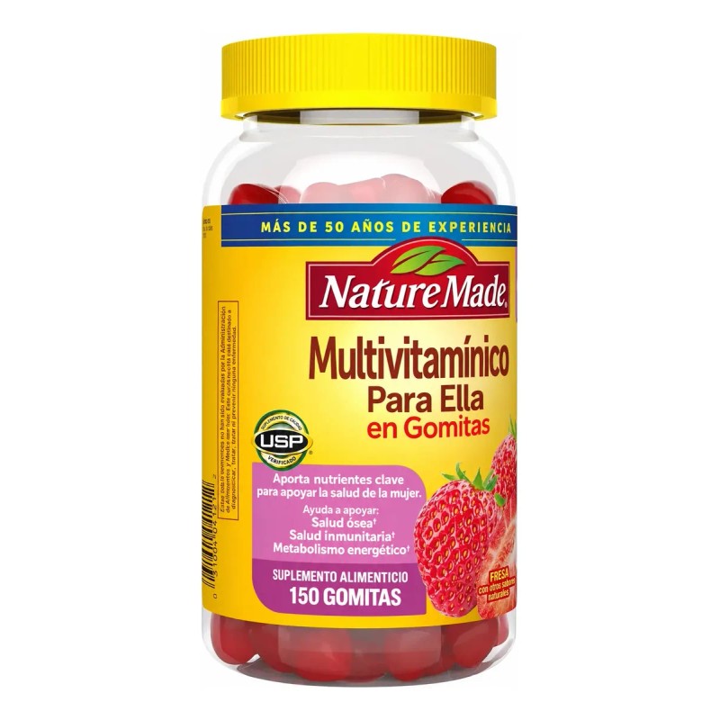 Multivitaminico Para Mujer Con 150 Gomitas Hecho Usa