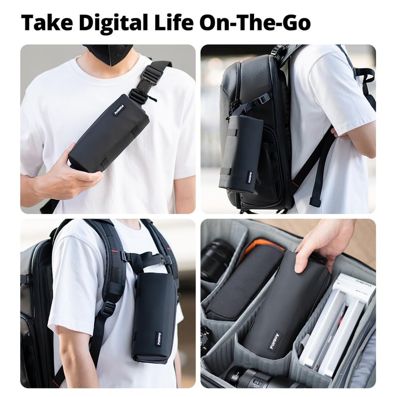 AMBITFUL Zoom P1 Storage Case, Carrying Bag for DJI OSMO