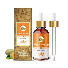 Crysalis Musk Melon (Cucumis Melo) Oil |Pure & Natural Undiluted Carrier Oil Organic Standard| Aromatherapy Oil (50ml)